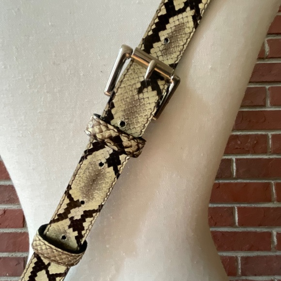 Elisabeth Weinstock Tokyo Cross-Body Bag Natural Taupe Snakeskin - Picture 16 of 16